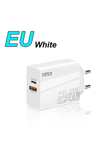 Choice5 EU Charger white 240W GaN Charger USB C PD 3.1 QC 3.0 Fast Charger Du...