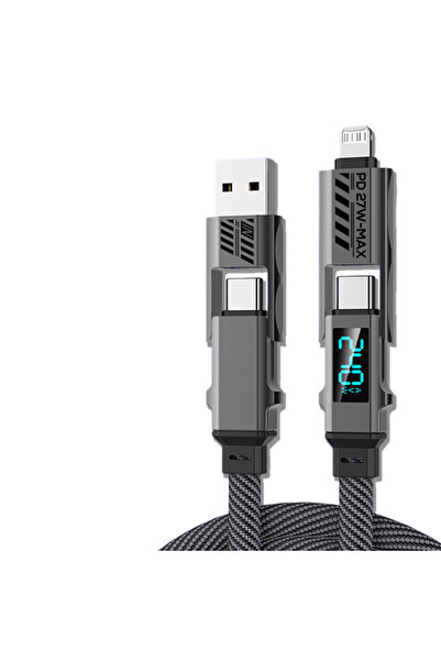Choice 1.8m black 4-IN-1 240W USB Type C To USB C Cable Fast Charger Wire For...