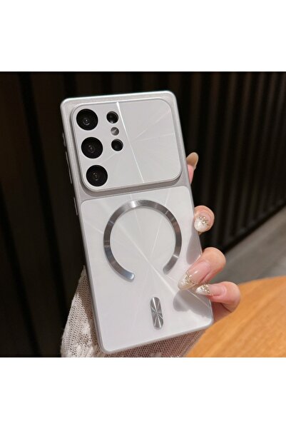 Choice19 Galaxy S24 Ultra White Original Laser Bling For Magsafe Phone Case f...