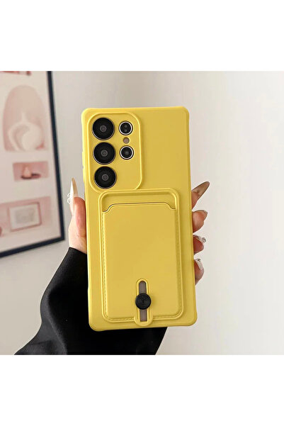 choice2 Galaxy S26 Ultra Yellow Card Pocket Wallet Clear Case For S26 S25 Ult...