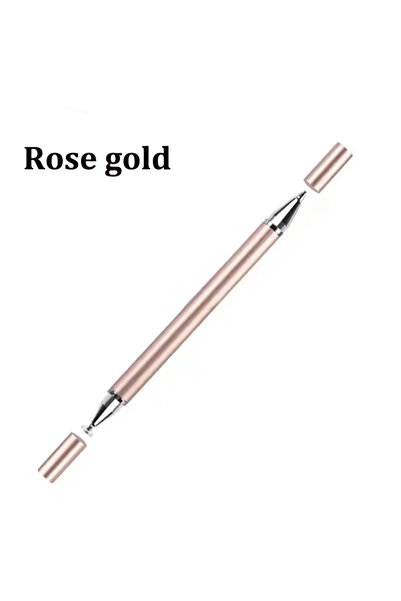 choice2 Rose gold 1/2/8pcs 2 In 1 Universal Stylus Pen For Tablet Mobile Andr...