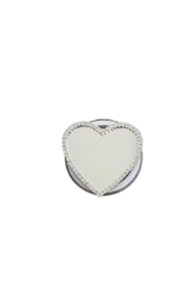 Choice 036 Diamond Sliver Heart Makeup Mirror for Magsafe Griptok Holder Phon...