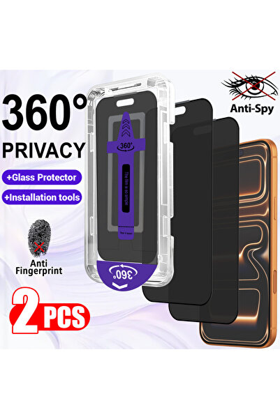 Choice23 iPhone 13 Anti Peeping 2 Pieces NNBILI 2Pcs 360° Privacy Tempered Gl...