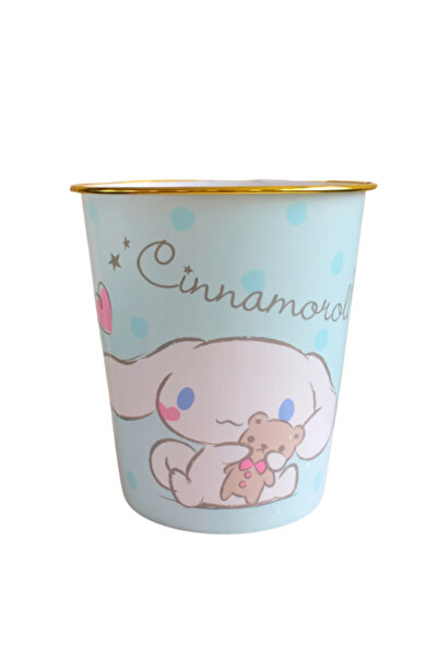 SANRIO Kawaii Cylinder Desktop Trash Can – Cute Cartoon Dust Box for Office, ...