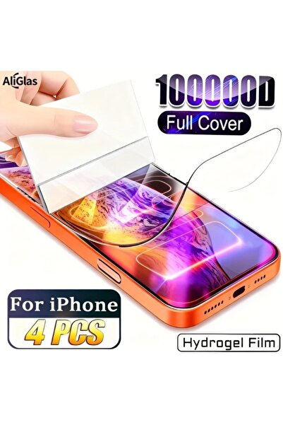 Choice37 iPhone 14 Plus 4PCS Transparent Hydrogel Film 4Pcs Full Cover Hydrog...