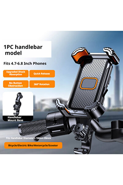 Choice حامل هاتف للدراجات والدراجات النارية من SEAMETAL، مقاوم للصدمات، مناسب...
