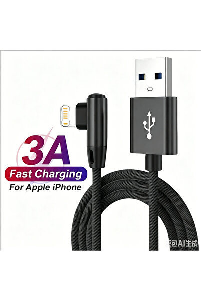 Choice5 0.25m Black Fast Charge Right Angle USB Cable 90 Degree Elbow Gaming ...