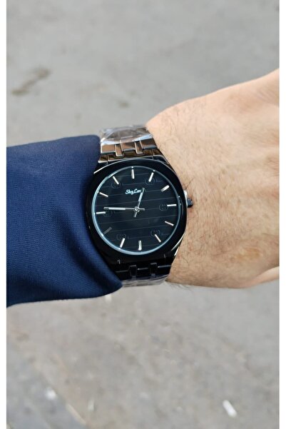 Skyland Men's Luxury Black Watch - Modern Classic Design