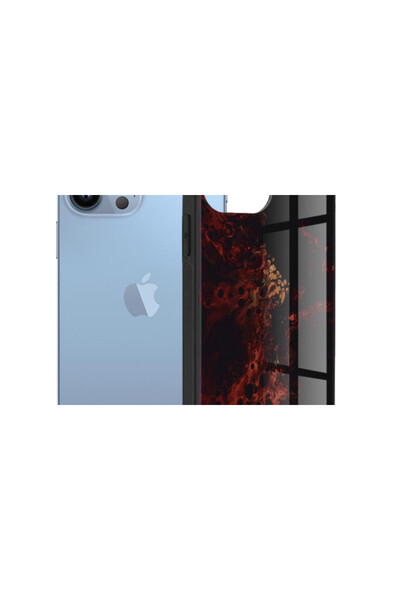 Techsuit Σειρά Glaze - iPhone 13 Pro Max - Κόκκινο Νεφέλωμα