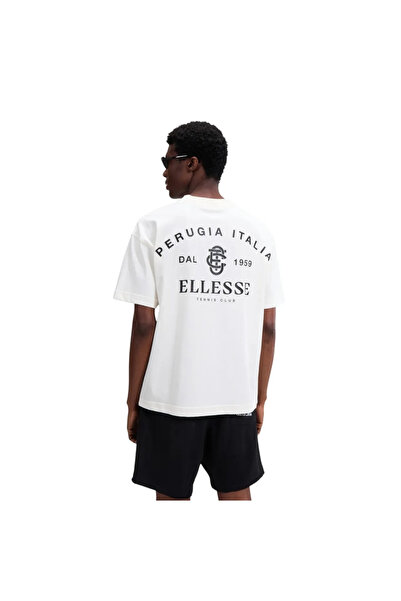 Ellesse Dal 1959 Ανδρικό T-shirt Oversize Εκρού