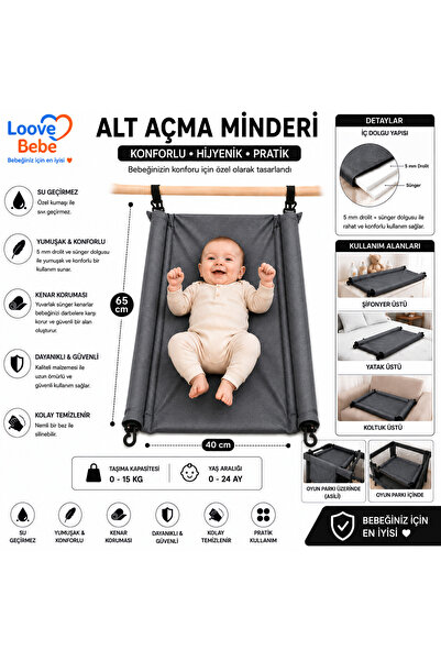 LOOVE BEBE Baby Changing Mat Baby Care Cover Stain Resistant Wipeable Fabric ...