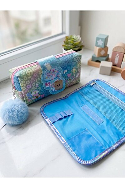 tüftürük Multifunctional Large Compartment Pencil Case Colorful