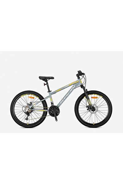 Kron VORTEX 4.0 24 JANT MTB - 13' - 21 Vites - V.B. - Nardo Gri-Gri/Sarı