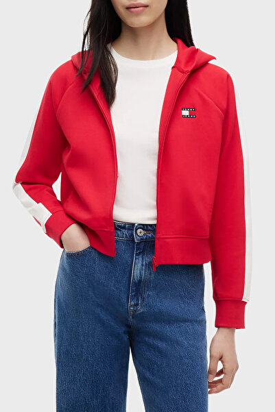 Tommy Jeans Regular Fit Kapüşonlu Sweat Kadın SWEAT DW0DW23146 XK9