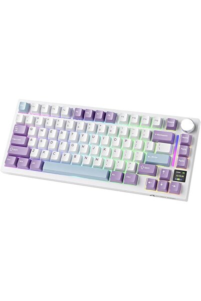 GENERAL لوحة مفاتيح ألعاب ميكانيكية اجاز AK820PRO من اتاك شارك مع شاشة ذكية ت...
