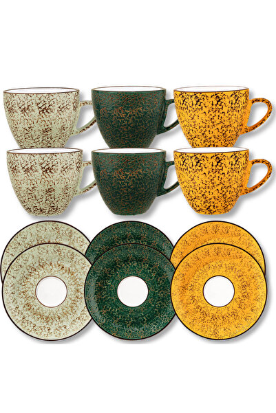 WILMAX ENGLAND Set Cesti Cafea Lux Colorboom Wilmax England, Portelan, 75 ml,...