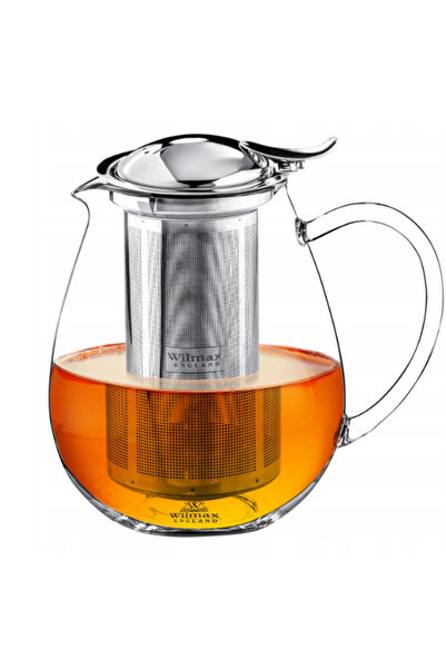 WILMAX ENGLAND Ceainic Sticla Termica 600 ml cu Infuzor Metal Transparent