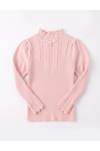 MiniKids Bluza fetite maneci bufante Irina roz