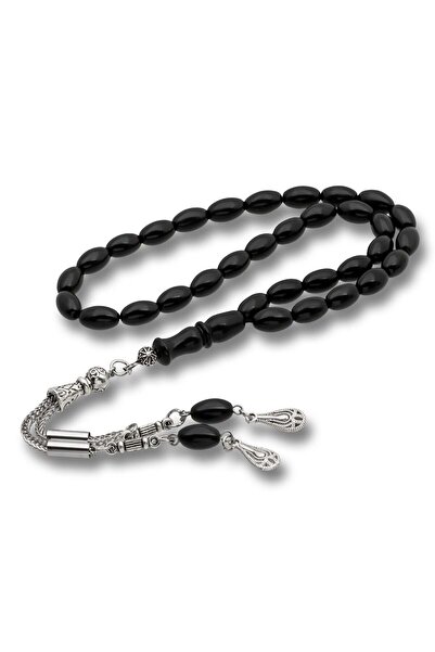 Inure Jewelry 6 X 10 mm Russian Rosary with Silver Tassels