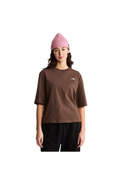 THE NORTH FACE W TNF ESSENTIAL SIMPLE DOME BOXY RLX SS NF0A8H711OI-1OI Καφέ