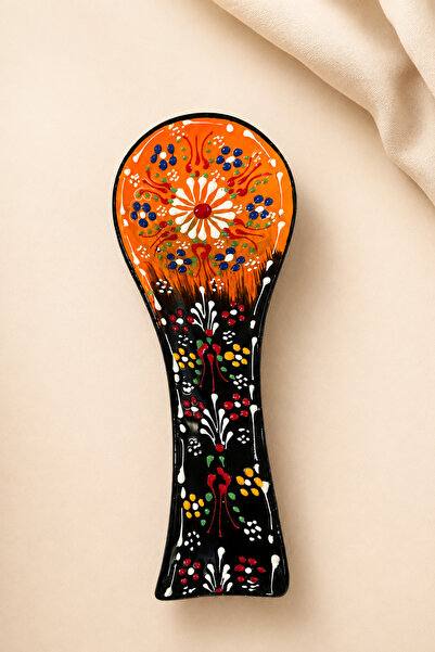 PORSELEN ÇİNİLİ KİRLİ KAŞIKLIK 23 cm