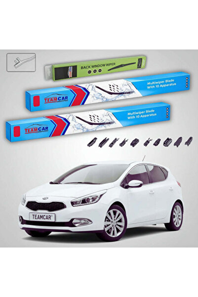 TEAMCAR Ștergătoare Kia Ceed II JD 2012-2018 |   Set Față și Spate Plat Premi...