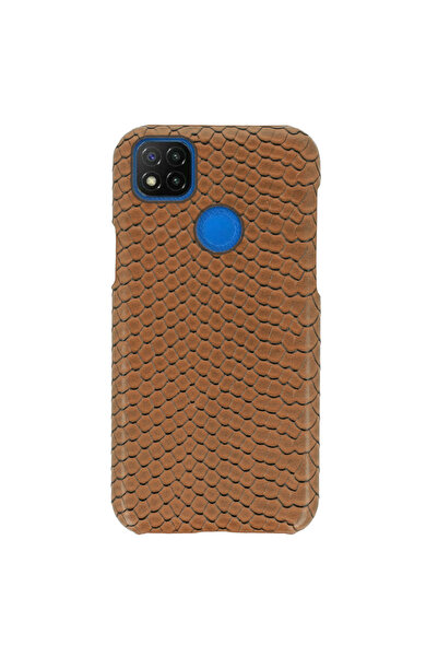 VENNUS Wild Case Σκληρή Θήκη από Δερματίνη PU Σχέδιο 2 Καφέ (Xiaomi Redmi 9C ...