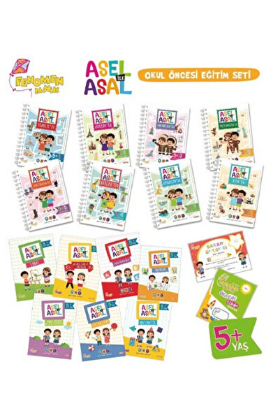 Kurmay Yayınları Fenomen Minik – Asel ile Asal Öğrenci Seti (5+ Yaş) (15 Kita...