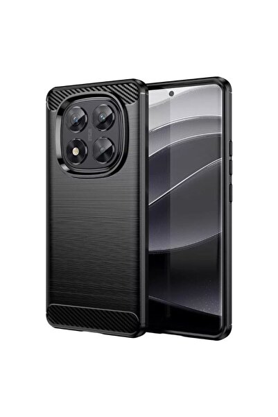 OEM Θήκη TPU Ανθρακονημάτων Ανθεκτική Θωρακισμένη Μαύρη (Xiaomi Redmi Note 14...
