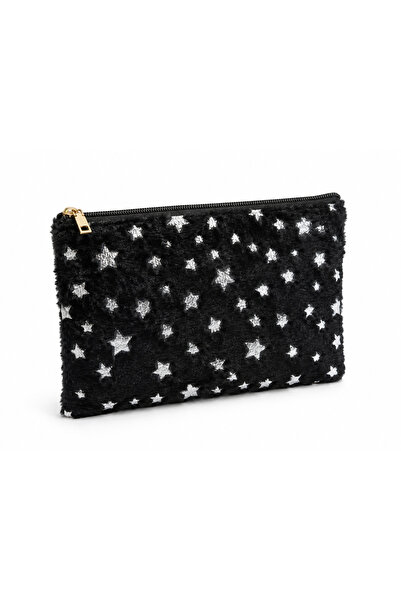 nnevora Plush Pen Holder and Makeup Bag Zippered Multi-Purpose Organizer Bag ...