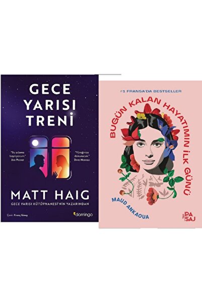 tolstoy Gece Yarısı Treni + BUgün Kalan Hayatımın İlk Günü / 2 Kitap SET