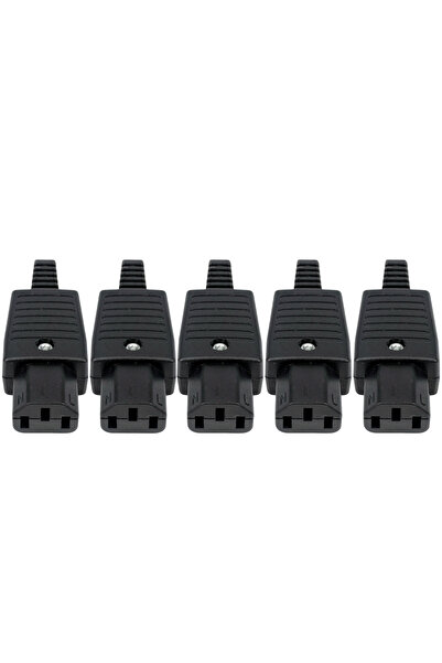 Choice5 5pcs C13 IEC320 C14 C15 AC PDU/UPS Wired Power Outlet Socket Cable As...