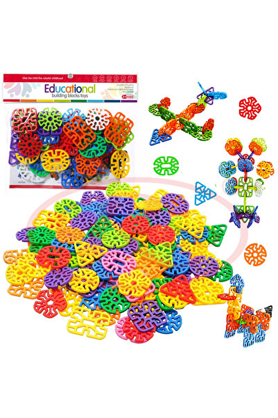 RCO Set de constructie STEM - Fun Blocks Educational, Forme Geometrice + 3 ani