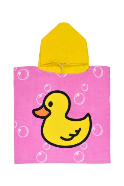 Stamion Poncho κορίτσι "Splish splash" ροζ 50χ100