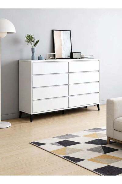 Generic 138×40×90cm Sideboard Cabinet, Modern Kitchen Storage Cabinet, Multif...