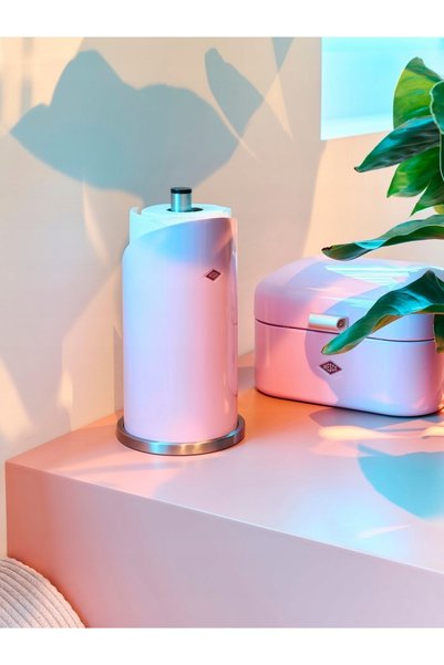 Wesco Suport hârtie de bucătărie roz, oțel vopsit electrostatic, GERMANIA
