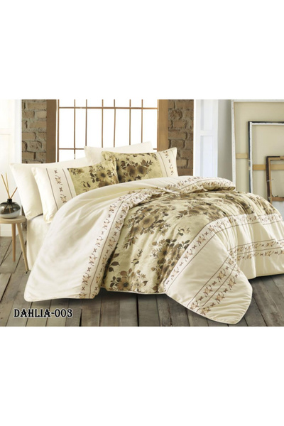 Generic Brand Nefren Dalia 6-Piece 240X260 cm Soft Polyester Bedspread - Comp...