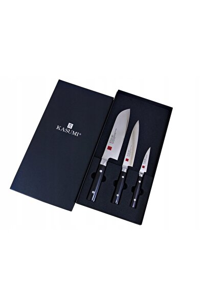 Kasumi Set de cuțite III DAMAST SEKI - oțel damasc japonez