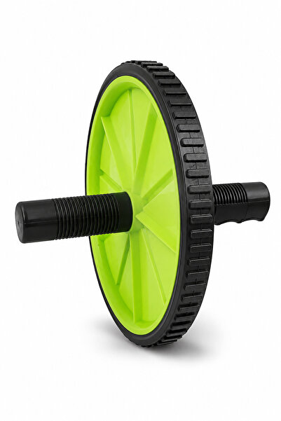 Karın Egzersiz Tekerleği Ab Wheel Karın & Core Kas Çalıştırıcı Pilates Fitness Aleti Yeşil