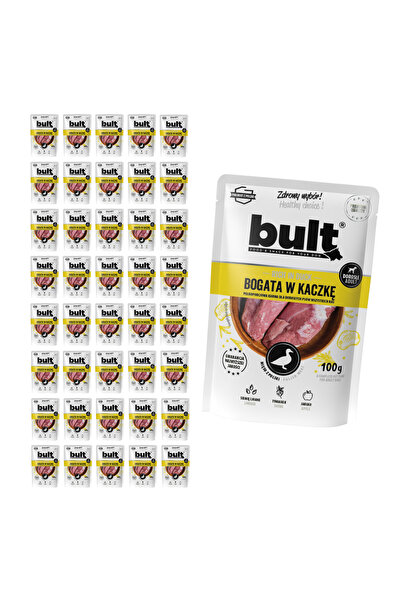 Bult Hrană umedă completă pentru câini, bogată în rață, plic 40x100g