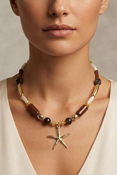 PETEK AKSESUAR Acrylic Design Sea Star Pendant