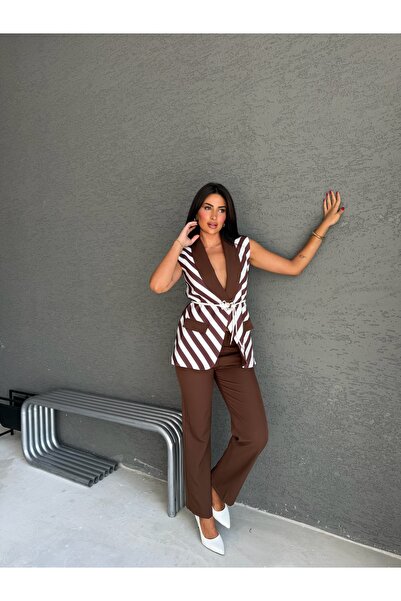 1Moda1Tarz Imported Crepe Fabric, Detailed Lined Belt Included, Special Desig...