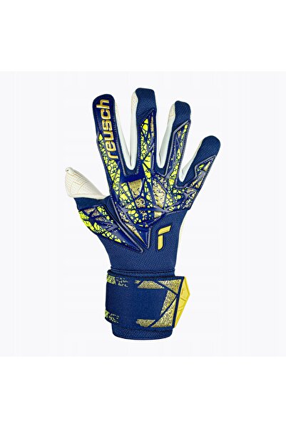 Reusch Mănuși de portar Attrakt Gold X GluePrint premium albastru/auriu 8.5