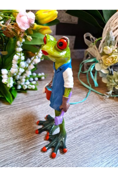 NO BRAND Figurină broască, cadou, sculptură, decorațiuni pentru cameră, decor...