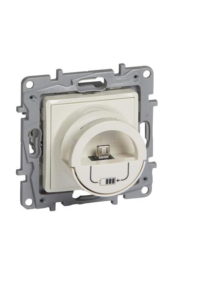 Legrand Stație de încărcare Micro USB NILOE 5V crem 764696