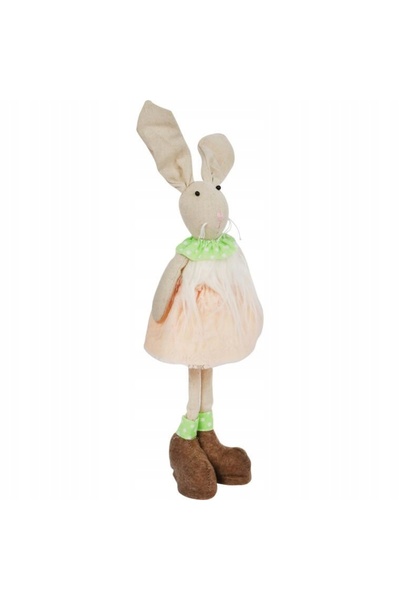 NO BRAND IEPUȘOR ÎN ROCHIE – FIGURINĂ ÎN POZIȚIE ORIZONTALĂ, 50 CM – DECORAȚI...