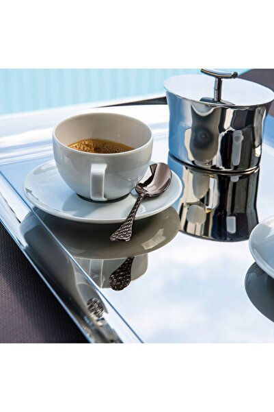 NO BRAND Set de 6 linguri Sambonet Taormina PVD 2black pentru espresso