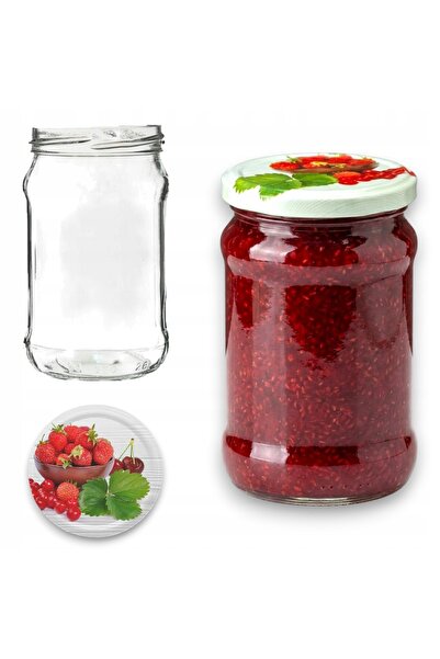 NO BRAND 20x BORCANE DE STICLĂ 300ML + CAPAC CU filet FI 66 PENTRU CONSERVĂRI...