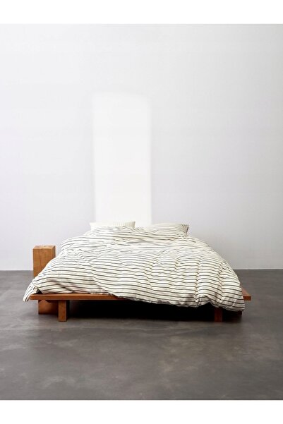 NO BRAND Set de lenjerie de pat Marc O'Polo Thyra 200x200cm cu 2 fețe de pern...