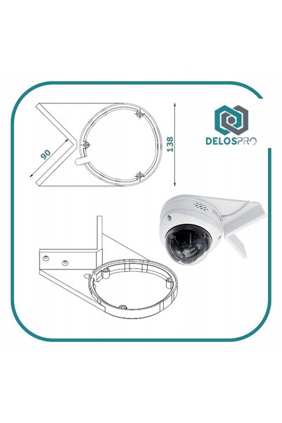 NO BRAND Suport de perete pentru montare pe colț pentru camera REOLINK RLC-84...